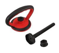 GRIRIW Kettlebell Handle with Adjustable Weight Plates and Stable Base Nut for Multi-Exercise Home Fitness Training Random Color