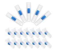 GRIRIW Laboratory Hose Flow Cutoff Devices Roller Flow Regulators 20 Pcs Plastic Infusion Accessories