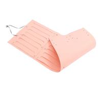 GRIRIW Large Felt Hair Accessories Storage Organizer Hanging Pouch 38X104Cm Pink Wall-Mounted Hair Clips and Headband Holder for Nursery and ’ Room