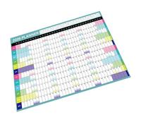 GRIRIW Large Wall Calendar Full Year One Page Planner Monthly Schedule Organizer for Family Home School Office Writable Erasable Paper Calendar with Big Date Blocks and Clear Print