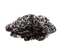 GRIRIW Leopard Flower Brooch for Women, Handmade Cloth Lapel Pin, Secure Clothing and Scarves, Elegant Decorative Accessory for Banquets and Ceremonies