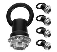 GRIRIW M10 Socket Rings for Lamps 5PCS Zinc Alloy Lamp Holder Light Socket with Closed Hook Design for Lighting Fixtures