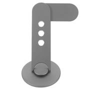 GRIRIW Magnetic Laptop Phone Holder for Computer with Foldable Aluminum Alloy Expansion Bracket and Silicone Grip, Ergonomically Adjustable Monitor Side Mount for Home and Presentations