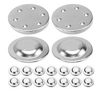 GRIRIW Magnetic Name Badge Holders 30pcs Round Secure Magnetic Attachment for Scarf Lapel Badge Magnets for Service Industries Events