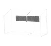 GRIRIW Magnetic Pen Holder Dry Erase Marker Storage Box Acrylic with Versatile Storage and Space-saving Design for Office and Dynamic Workspaces
