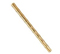 GRIRIW Metal Business Gel Pen Bamboo Brass Signature Pen Mirror Finish Practical Office Writing Tool for Students and Professionals