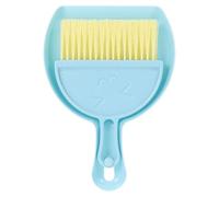 GRIRIW Mini Cleaning Brush and Dustpan Set Cage Clean Kit for Hamster and Guinea Pig Small Pet Cage Cleaning Tool Blue Mini Broom and Dustpan Kit for Pet Nest Maintenance