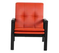 GRIRIW Mini Dollhouse Chair: 1:12 Scale Italian Vintage Sofa Detailed Mini Furniture for Dollhouse Decoration, Suitable for Collectors and Creative Play