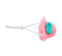 GRIRIW Mini Hamster Hat Adjustable Strap Cute Hand Knitted Pet Hat for Small Animals for Parties Holidays and Adorable Photo Props for Hamsters Mice and Chinchillas
