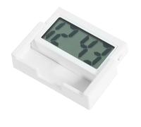 GRIRIW Mini Silent Digital Car Dashboard Clock Compact Portable Nightstand Desk Clock for Travel Lightweight Design with LCD Display Easy to Read for Auto and Home Use