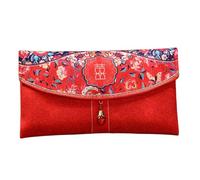 GRIRIW Money Holder Red Envelope Bag for Chinese Wedding Party and Marriage Couple Anniversary Multipurpose Fabric Pouch
