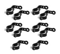 GRIRIW Motorcycle Front Fork Spotlight Bracket 10Pcs Pipe Clamp Mount LED Light Holder for Electric Scooter Bike Fog Light Mounting Bracket