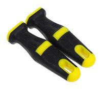 GRIRIW Multipurpose File Grip Cutter Handle 8 Inch Two-Tone Plastic Non-Slip Handle for File Tools Ideal for Hardware and Craft Use