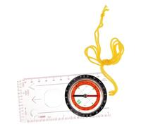 GRIRIW Multipurpose Outdoor Compass Ruler for Hiking and Navigation Durable and Practical Tool for Camping Surveying and Mapping Activities for Outdoor Enthusiasts