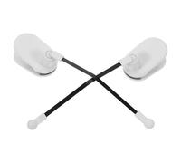 GRIRIW Music Stand Clip in White Plastic and Metal, Designed for Smooth Page Turning, Perfect for Piano Practice and Teaching