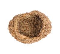 GRIRIW Natural Material Pet House Outdoor Cat Bed Wicker Rabbit Nest Guinea Pig Habitat Pet Nest