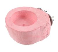 GRIRIW Parrot Chew Toy Molar Stone Feeding Basin Bird Toy for Exercise and Entertainment Lightweight Design for Pet Birds for Parrots Chinchillas and Hamsters