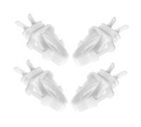 GRIRIW Parrot Food Skewer 4pcs Heavy Duty Fruit Clip for Birds Budgie Treats Holder Pet Food Clip
