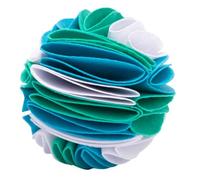 GRIRIW Pet Sniffing Balls Felt Sniff Training Balls Toy Colorful Physical Exercise Mental Exercise for Dog and Pet Playing in The Garden Or House