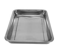 GRIRIW Pet Supplies Bird Bath Container Pigeon Bath Tub Bird Shower Tub Stainless Steel Bird Bath Tub Pet Bathing