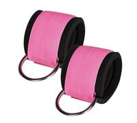 GRIRIW Pink Fitness Leggings Buckle for Gym Leg Hip Strength Training Breathable Ankle Straps Attachment with Foot Rings for Cable Machine Exercises Reduces and Enhances Workout