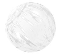 GRIRIW Plastic Exercise Ball for Small Pets like Chinchilla and Hamster, Easy to Clean Running Suitable for Home the Road, White Colour
