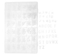 GRIRIW Plastic Lettering Set for Displaying Messages for Felt Message Boards with Large Capacity White round Letters and Numbers Convenient Solution on Felt Letter Boards