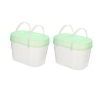 GRIRIW Plastic Pet Outdoor Cage Multi-purpose Small Animal Carrier Rabbit Hamster Turtle Box