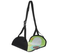 GRIRIW Portable Airplane Foot Hammock for Travel with Oxford Cloth Material and Simple Design, Comfortable Foot Rest Providing Great Support for Airplane Travel Essentials Random Color