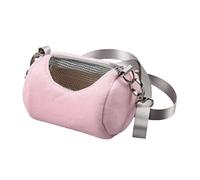 GRIRIW Portable Pet Carrier Bag for Hamster Round Travel Carrier Mesh Window Scratch-resistant Comfortable Easy to Carry