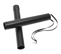 GRIRIW Portable Telescoping Poster Tube with Strap for Maps and Drawing Paper Storage, Black Abs Reusable Art Supply Holder for Transport and Organisation Assorted Style Assorted Style