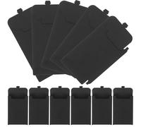 GRIRIW Postcard Packaging Box Kraft Paper 20Pcs Black DIY Envelope Craft Storage for Mailing and Moving