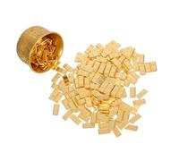 GRIRIW Prosperity Treasure Bowl Metal Ornament with Ingots Wealth Gathering Feng Shui Cornucopia for Home and Office Decor Wear Resistant Alloy Financial Blessings