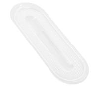 GRIRIW Range Hood Light Lens Replacement Cooker Hood Light Cover Abs Plastic Oval Shaped with Enhanced Illumination Versatile Use and Modern Design for Cooking Space and Dining Areas