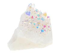 GRIRIW Raw Crystal Cluster Mineral Geode Quartz Gemstone Sculpture for Relaxation Practices and Teaching Specimen Decorative Piece Artistic Flair and Elegance