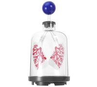 GRIRIW Realistic Lung Function Demonstration Model with Diaphragm Movement, Sturdy Plastic Anatomy Classroom Model for Science Experiments and Research Institutions