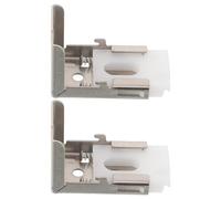 GRIRIW Replacement Metal Venetian Blind Brackets 2pcs Vertical Blind Bracket Clips for Window Shade Mounting Accessories