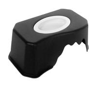 GRIRIW Reptile Feeding Cave with Accessories Black Small Gecko Hiding Place Lizard Shelter Tortoise Platform Reptile Tank Decoration for Gecko