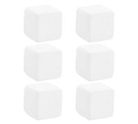GRIRIW Reptile Tank Calcium Cubes 6pcs White Trace Element Mineral Stones for Tortoise and Fish Water Tanks