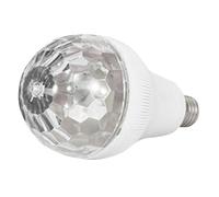 GRIRIW RGB Rotating Disco Ball Light Bulb with Multi-Color Ambient Projection for Parties Weddings Festivals Stage Lamp for Dance and Ktv Events