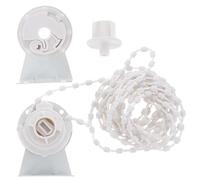 GRIRIW Roller Blinds Parts Kit White Pvc and Metal Clutch for Blind 1.5m Chain with Safety Connector for 28mm Diameter Roller Shutters