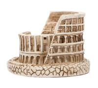 GRIRIW Roman Colosseum Resin Ornament Fish Tank Decoration Ancient Architecture Statue Table Décor Retro Roman Amphitheatre Model for Aquarium and Desktop Home Accent
