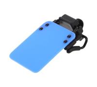 GRIRIW Shooting Glasses Blue Clip-On Eye Patch for Training and Competition, Adjustable Protective Shield Blinder for Men and Women, Glasses Patch Aim Assistance