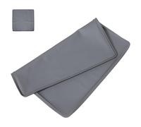 GRIRIW Silicone Dishwasher Leak-Proof Tray 60X60Cm Grey - Anti-Leak Drip Pan Mat for Dish Drainer, Kitchen Counter Floor Water Spill Protector