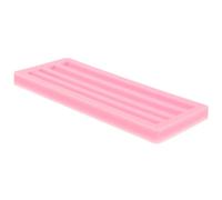 GRIRIW Silicone Wax Stick Mold Half Round Shape Flexible Easy to Use Handcrafting DIY Molds Pink Handmade Supplies for DIY Crafts