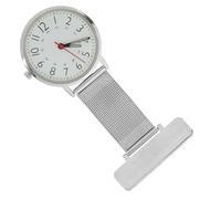GRIRIW Silver Metal Nurse Fob Watch Chest Hanging Pocket Watch