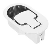 GRIRIW Silver Zinc Alloy Recliner Pull Handle for Sofa and Couch with Strong Reinforced Construction and Easy Installation, Replacement Part for Recliner Chairs