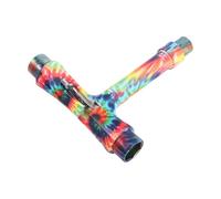 GRIRIW Skateboard T Wrench Tool, Skateboard Repair Tool, Nylon Alloy T Type Wrench with Removable Screwdriver and Allen Key for Axle Nuts, Skaters, Board Setup and Adjustments