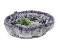 GRIRIW Slow Feeder Pet Bowl Adorable Pattern Multi-function Dog Feeding Supply for Healthy Eating Non- Design Made from Felt Cloth for Fast Eaters Green Mid Gray