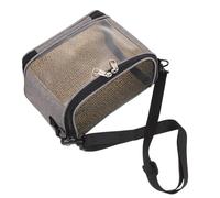 GRIRIW Small Bird Travel Cage Portable Birdcage Bag Shoulder Strap Parrot Carrier Cross Body Birds Cage Pet Supplies Outdoor Carrying Bag